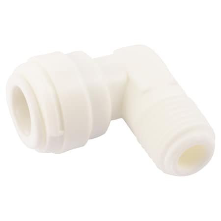 Sharkbite SharkBite Push to Connect 3/8 in. PTC X 1/4 in. D MIP Plastic Elbow 25434